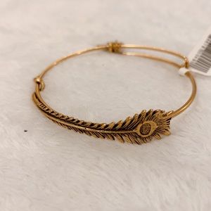 Alex and Ani Peacock Feather bracelet
